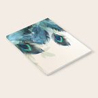 Beautiful Peacock Feathers Notebook Gallery Image 2