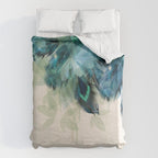 Beautiful Peacock Feathers Duvet Cover Gallery Image 6