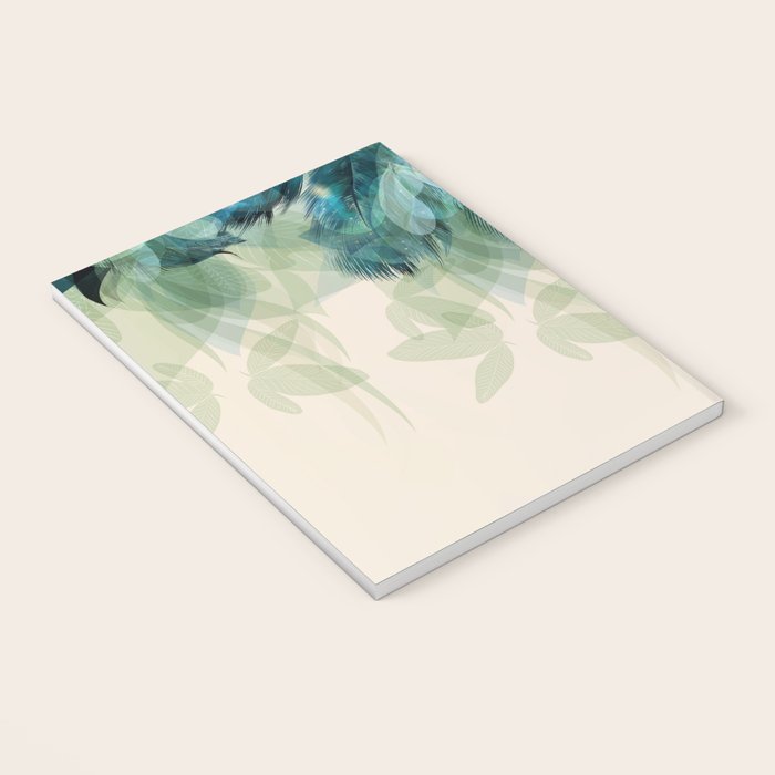 Beautiful Peacock Feathers Notebook Gallery Image 3
