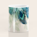 Beautiful Peacock Feathers Coffee Mug Gallery Image 4