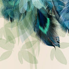 Beautiful Peacock Feathers Coffee Mug Gallery Image 2