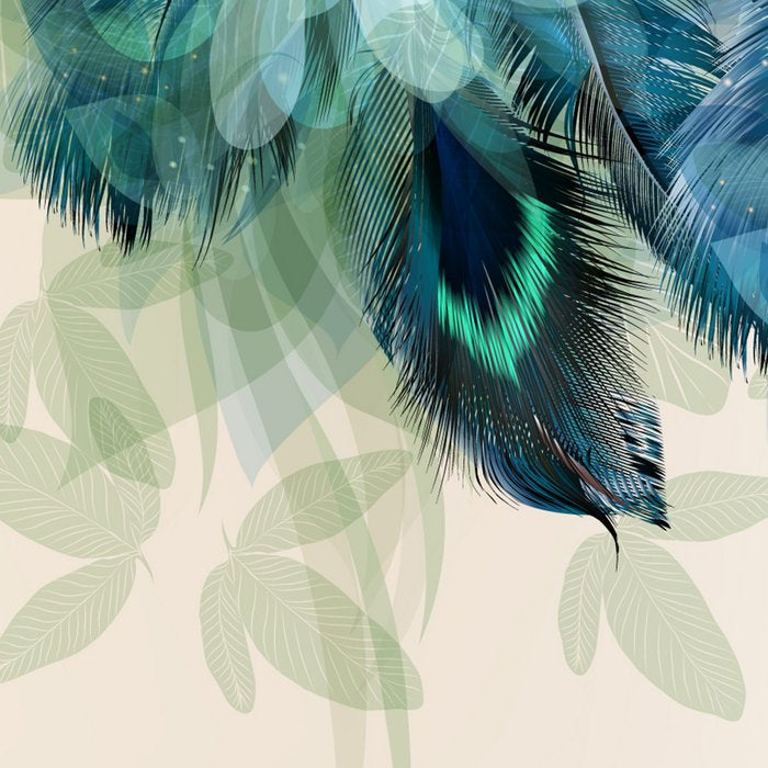 Beautiful Peacock Feathers Coffee Mug Gallery Image 2