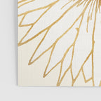 Gold Sunflower Drawing Poster Gallery Image 3