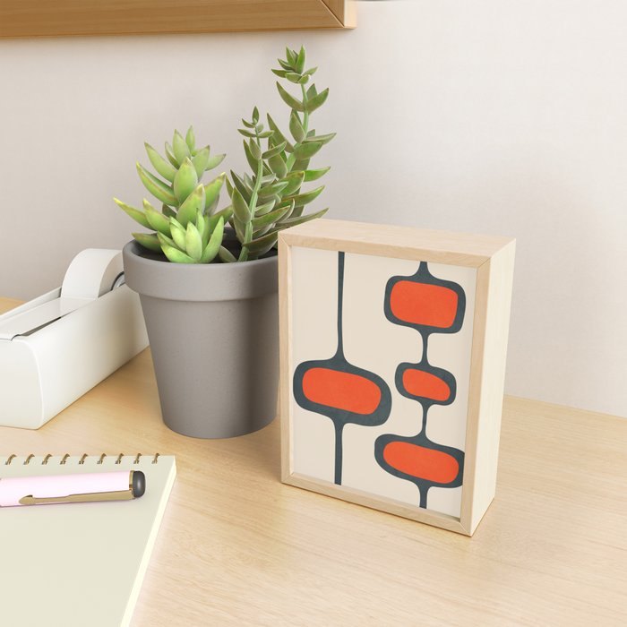 Mid-Century Modern Abstract Art 27 Mini Art Print Gallery Image 2