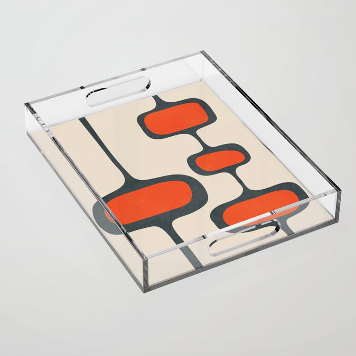 Mid-Century Modern Abstract Art 27 Acrylic Tray Gallery Image 1