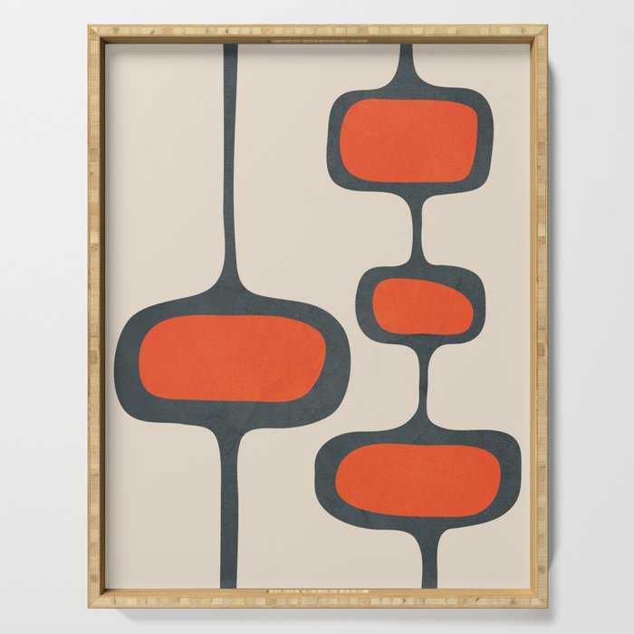 Mid-Century Modern Abstract Art 27 Serving Tray Gallery Image 1