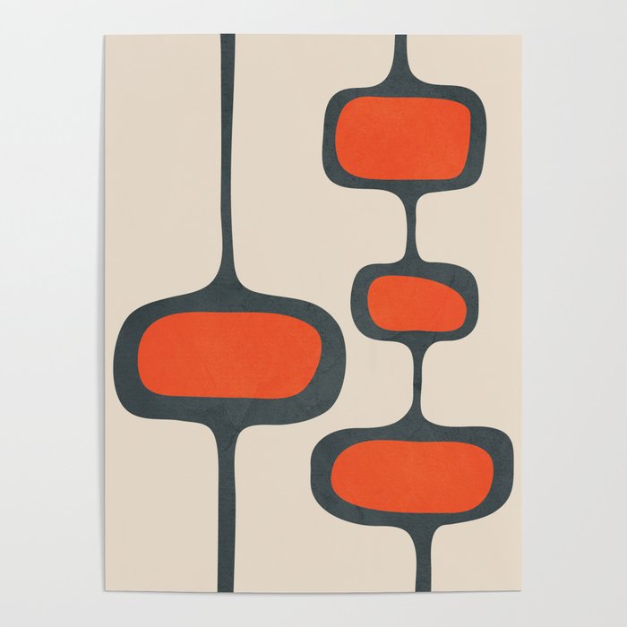 Mid-Century Modern Abstract Art 27 Poster Gallery Image 4