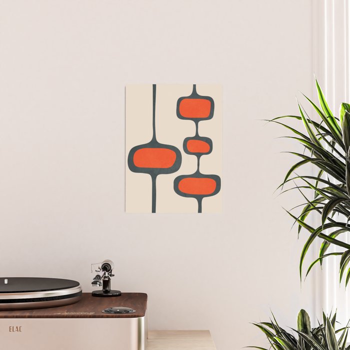 Mid-Century Modern Abstract Art 27 Poster Gallery Image 2