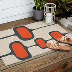 Mid-Century Modern Abstract Art 27 Outdoor Rug Gallery Image 2