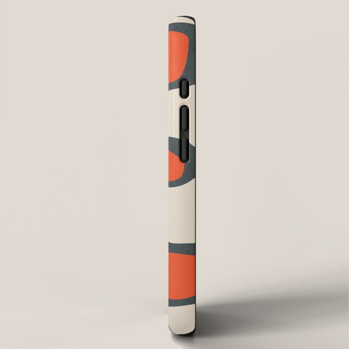 Mid-Century Modern Abstract Art 27 iPhone Case Gallery Image 2