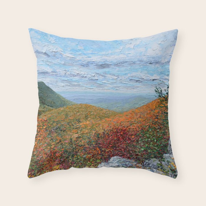 Bearfence Mountain Throw Pillow Gallery Image 1