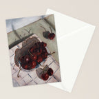 cherries on a two towel no. 2 Stationery Card Gallery Image 2