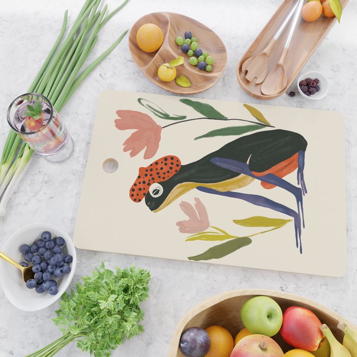 Parisian Frog Cutting Board Gallery Image 2