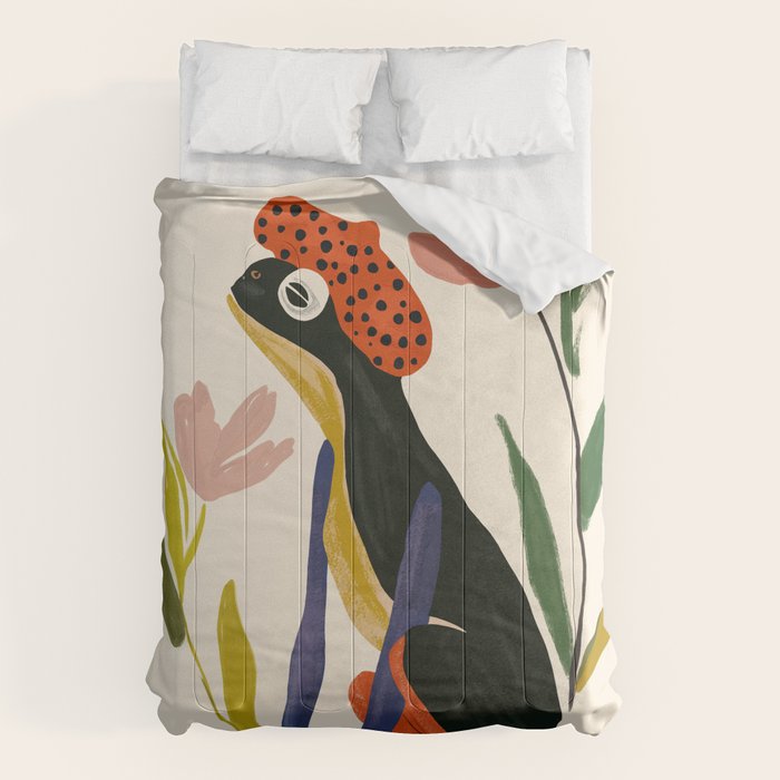 Parisian Frog Comforter Gallery Image 1
