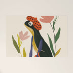 Parisian Frog Welcome Mat Gallery Image 1