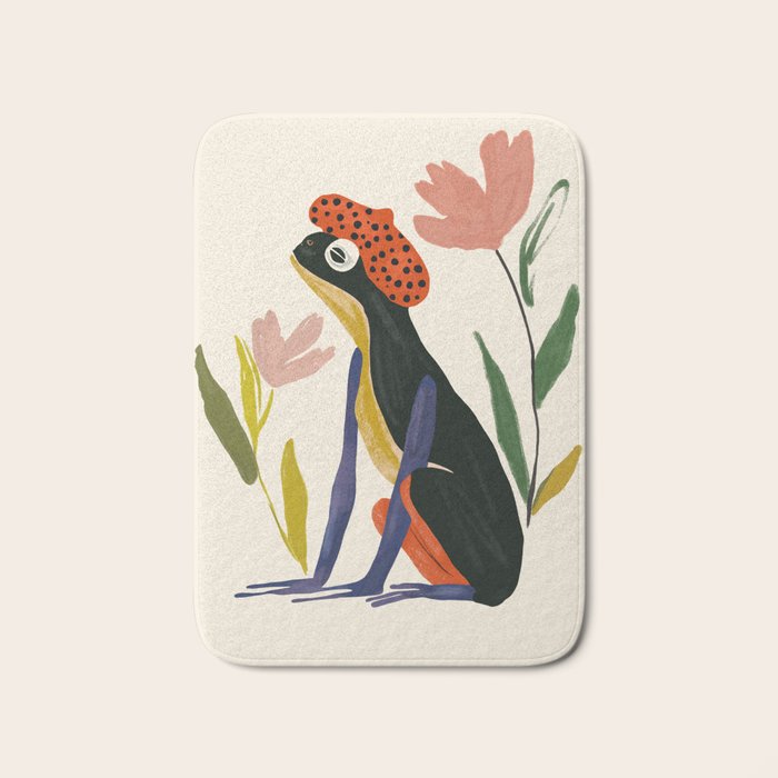 Parisian Frog Bath Mat Gallery Image 1