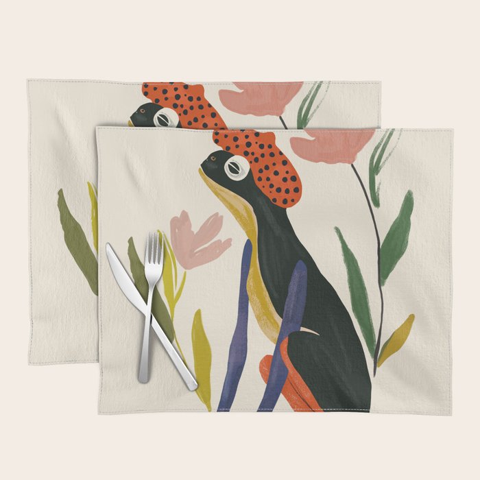 Parisian Frog Placemat Gallery Image 1