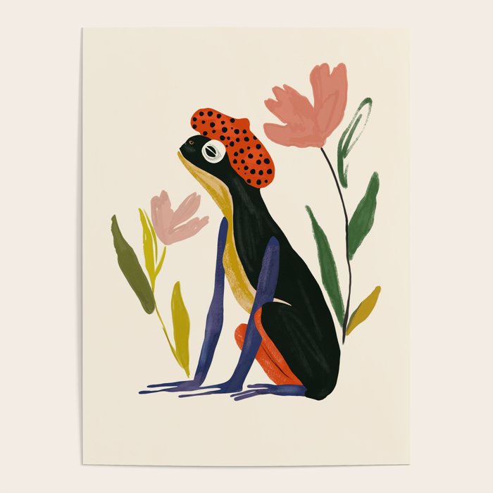 Parisian Frog Poster Gallery Image 4