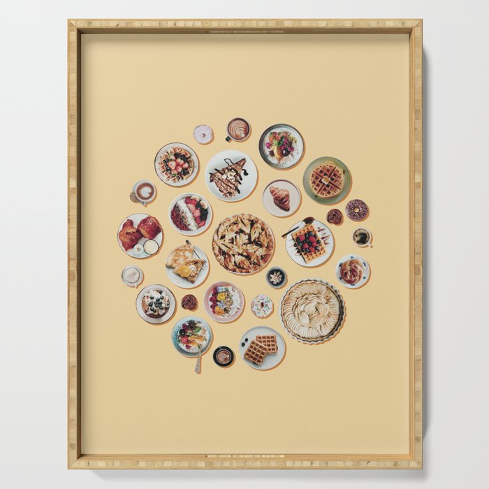 Sweet Breakfast Serving Tray Gallery Image 1
