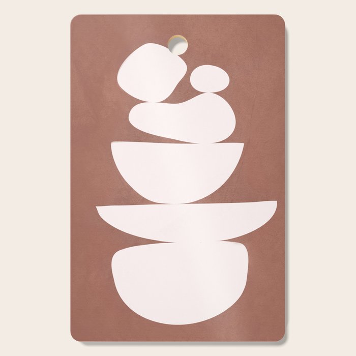 Abstract Balancing Shapes II Cutting Board Gallery Image 1