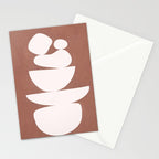 Abstract Balancing Shapes II Stationery Card Gallery Image 2