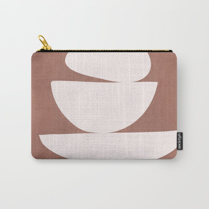 Abstract Balancing Shapes II Carry All Pouch Gallery Image 1