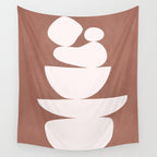 Abstract Balancing Shapes II Wall Tapestry Gallery Image 4