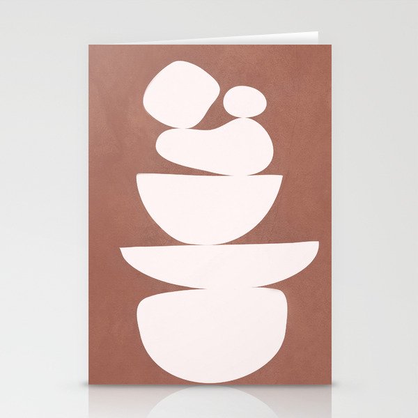 Abstract Balancing Shapes II Stationery Card Gallery Image 2