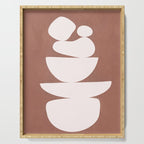 Abstract Balancing Shapes II Serving Tray Gallery Image 1
