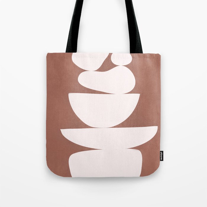 Abstract Balancing Shapes II Tote Bag Gallery Image 1