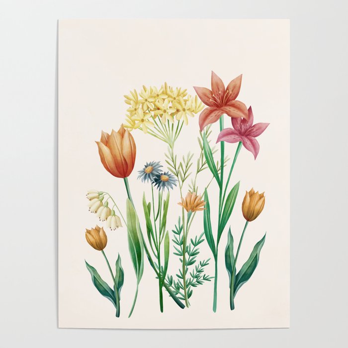 Vibrant Flowers 03 Poster Gallery Image 4