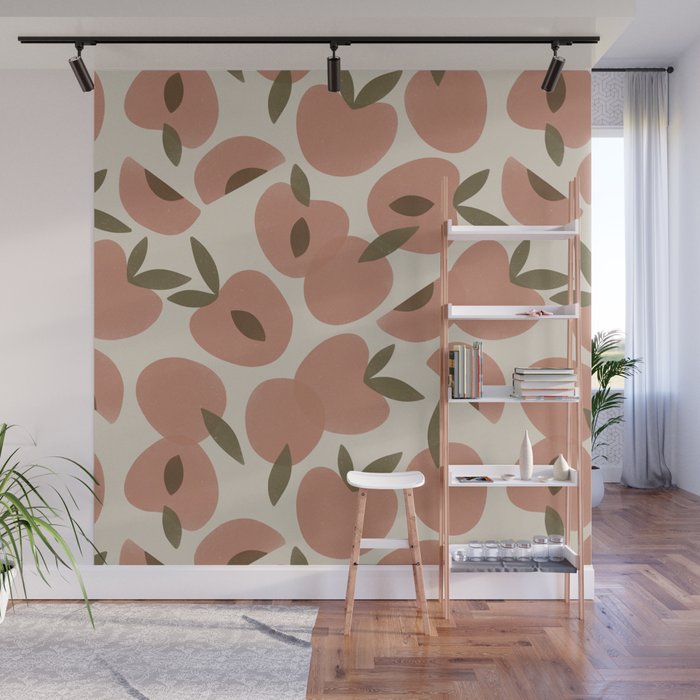 Peach Bowl Wall Mural Gallery Image 1