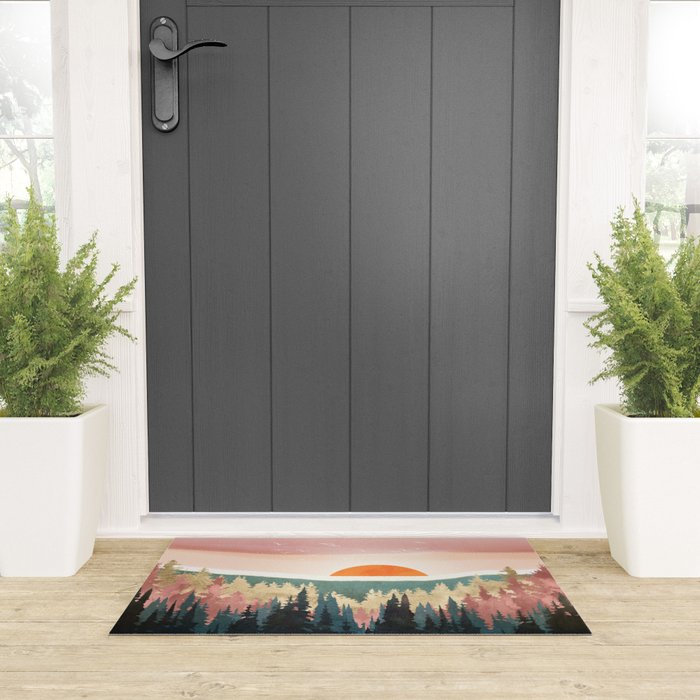 Dusk Calm Welcome Mat Gallery Image 3