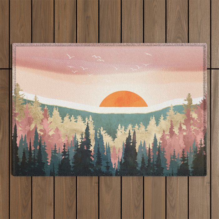 Dusk Calm Outdoor Rug Gallery Image 1