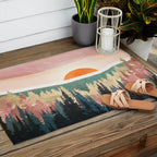 Dusk Calm Outdoor Rug Gallery Image 2