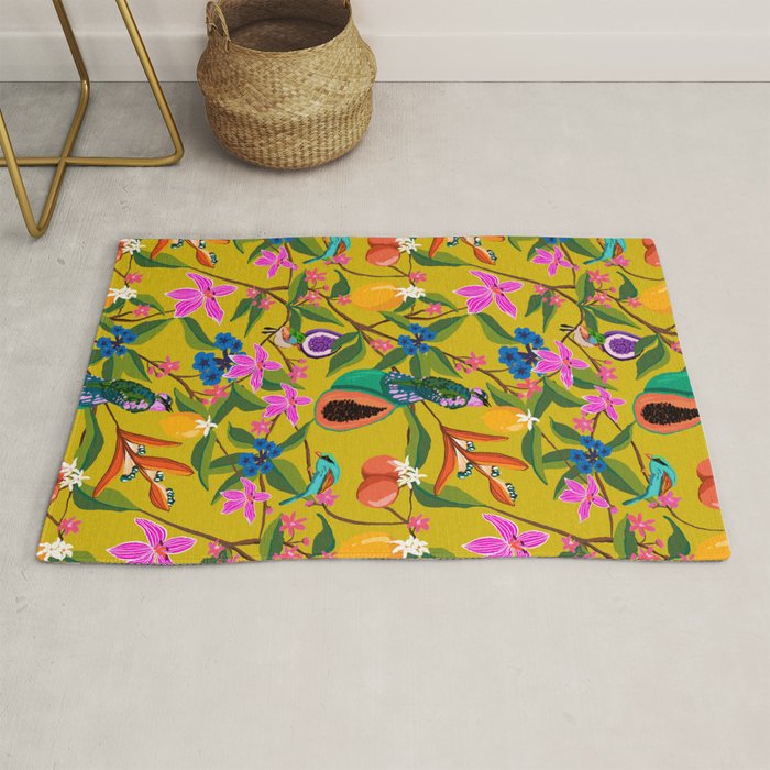 Exotic jungles pattern  Rug Gallery Image 1