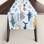 Shark Species Identification Chart Table Runner Gallery Image 1
