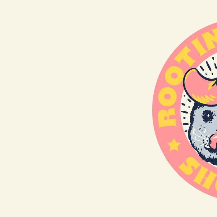 Possum Rootin Tootin Shootin | Pink Coffee Mug Gallery Image 2