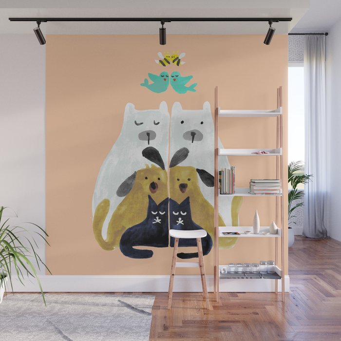 Let's get together Wall Mural Gallery Image 1