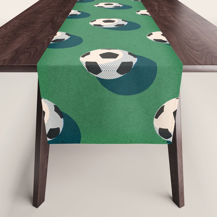 BALLS Football - pattern Table Runner Gallery Image 1