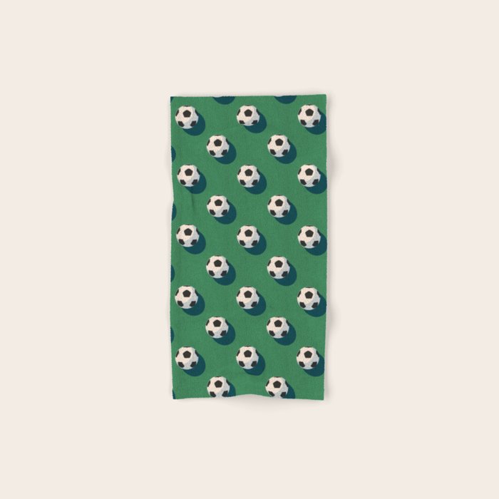 BALLS Football - pattern Bath Towel Gallery Image 1
