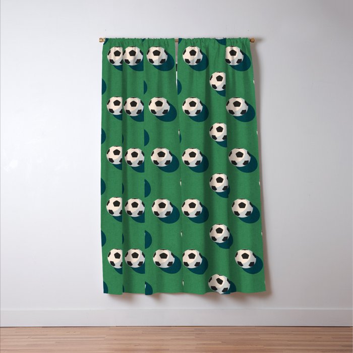 BALLS Football - pattern Window Curtain Gallery Image 3