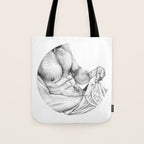 Abraham - NOODDOOD Tote Bag Gallery Image 1