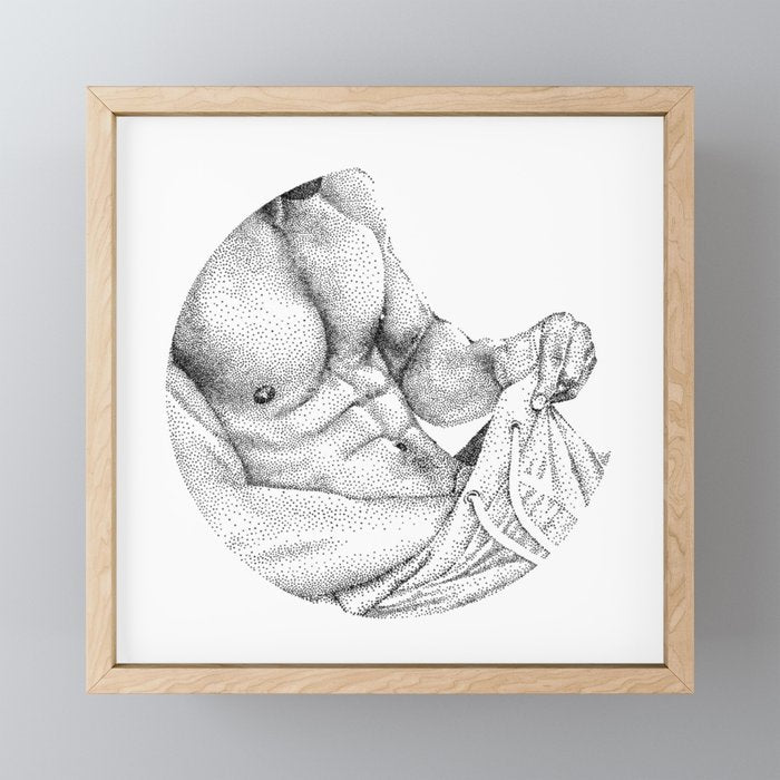 Abraham - NOODDOOD Mini Art Print Gallery Image 1