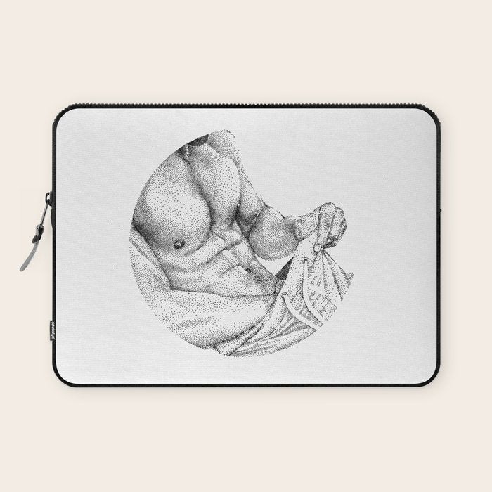 Abraham - NOODDOOD Laptop Sleeve Gallery Image 1