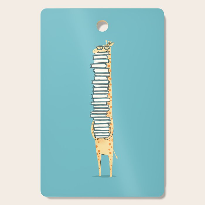 A Book Lover (blue) Cutting Board Gallery Image 1