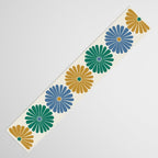 Retro Summer Daisies X Table Runner Gallery Image 3