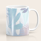 Tropical Boho Jungle Pattern 4 - Blue  Coffee Mug Gallery Image 1