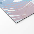 Tropical Boho Jungle Pattern 4 - Blue  Welcome Mat Gallery Image 2