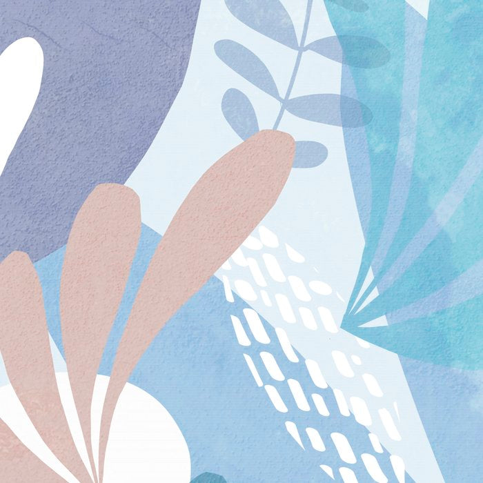 Tropical Boho Jungle Pattern 4 - Blue  Coffee Mug Gallery Image 2